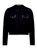 Betty Barclay Shirtjacke mit Rundhalsausschnitt in Schwarz