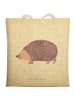 Mr. & Mrs. Panda Tote Bag Igel Herzen ohne Spruch in Gelb Pastell