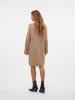 Vero Moda Strickkleid in Silver Mink