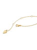 Guess Damen-Kette Oval Crystal Goldfarben