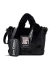 Juicy Couture Iris Fur Shopper Tasche M 32 cm in black