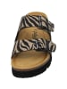 Palado Pantoletten Korfu PL Wild in Beige Zebra