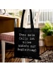 Mr. & Mrs. Panda Tasche Spruch Zeichenllo Magie mit Spruch in Schwarz
