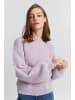 PULZ Jeans Strickpullover PZIRIS Boatneck Pullover 50206779 in lila