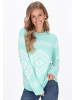 IZIA Women Sweater in aqua