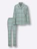 WITT WEIDEN Pyjama in kalkmint-altrosa-kariert