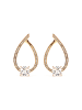 Luxenter Ohrringe Shuasin mit 18 Karat Gelbgold-Finish – SHUASIN