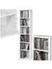 tectake Standregal Medienregal in Holzoptik 90x21x20cm