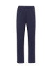 GOLDNER Kurzgröße:  Freizeithose mit Reißverschluss in marine