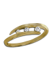 GoldDream Ring Gold 333 Gelbgold - 8 Karat 3er Zirkonia Größe 56 (17,8)