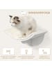 Pawhut Kletterwand Katzen Weiß MDF