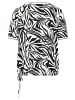 Betty Barclay Casual-Shirt mit Tunnelzug in Schwarz/Weiß