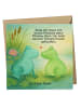 Mr. & Mrs. Panda Glückwunschkarte Frosch Liebe Design mit Spruch in Weiß