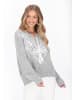 IZIA Women Sweater in light grey melange