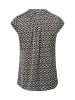 comma Bluse in schwarz weiß
