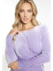 faina Damen Glitzerndes Samtkleid in Lavendel