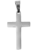 Adeliás Unisex Anhänger – Kreuz Kreuzanhänger aus Edelstahl in silber