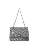 KASSANDRA Schultertasche in BLACK AND WHITE