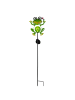 näve LED Solarleuchte "FROGGY" in grün - (L)20.5 cm x (B)8 cm x (H)90 cm