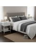 relaxdays 2 x Nachttisch in Weiß - (B)40 x (H)55 x (T)30 cm