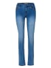 KOROSHI Normale Push-Up-Jeans für Damen mit Stickerei in blau
