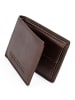 Farmhood Memphis Geldbörse RFID Schutz Leder 12.5 cm in dark brown