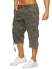 Arizona-Shopping Cargo Shorts Bermuda Kurze Tarn Hose in Dunkelgrün