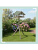 relaxdays Vogelfutterhaus in Braun - (B)37 x (H)120 x (T)37,5 cm