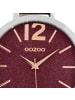 Oozoo Armbanduhr Oozoo Timepieces rot extra groß (ca. 48mm)