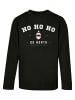 F4NT4STIC Longsleeve Shirt Ho Ho Ho Santa Claus Weihnachten in schwarz