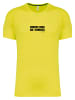 F4NT4STIC T-Shirt Sports Comfort Zones Are Overrated T-Shirt in fluorescent yellow