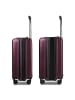 Redolz Essentials 14 4 Rollen Kabinentrolley 55 cm mit Dehnfalte aubergine metallic