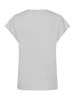 Kaffe T-shirt KAbine Regular fit in Grey mel. W. Black Deep Print