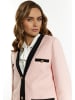 faina Bouclé Blazer in Rosa