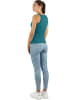 Janice 2 x Damen Top hochgeschlossen Nauta in Petrol