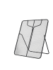 relaxdays Durchwurfsieb in Anthrazit/ Silber - 10x10 mm