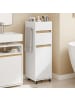 SoBuy Badezimmerschrank in Reinweiß - (W) 30 x (H) 91 x (L) 33 cm