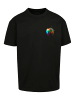 F4NT4STIC T-Shirt Colorfood Collection - Rainbow Apple in schwarz