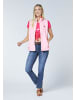 Polo Sylt Fleece-Weste in Pink