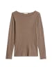 U-Boot-Longsleeve regular in Stone Taupe