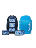 Satch Schulrucksack-Set PACK "Blurry Sky" 4-teilig in Blau