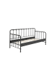 58 aufm Kessel METALLBETT Kay 97x110x206 aus Metall in Schwarz matt
