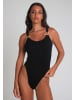 Moda Minx Badeanzug SCRUNCH Irregular Hoop in Black