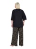 Ulla Popken Pyjama in schwarz