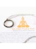 Divasya Mantra Halskette Om Mani Padme Hum in Silber - (L)45cm