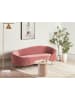Beliani 3-Sitzer Sofa SAVAR in Rosa/Gold - (W) 183 x (H) 75 x (L) 85 cm
