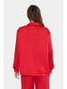 SAINT TROPEZ Langarm - Hemd DinneSZ Oversize fit in Crimson