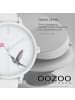 Oozoo Analog-Armbanduhr Oozoo Timepieces weiß groß (ca. 42mm)