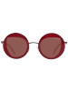 comma Frauen Sonnenbrille Rund Rot