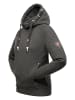 Navahoo Kapuzensweatshirt Liebesmäuschen in Dark Grey Melange